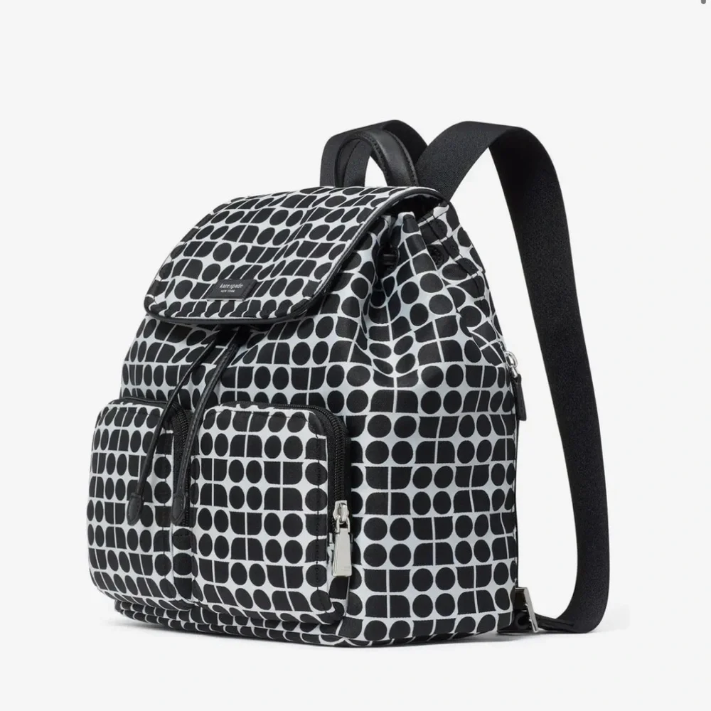 Kate Spade Noel Printed Fabric Backpack SKU 9957129 NWT New
